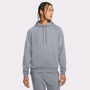 Nike Men's Dri-FIT UV Pullover Versatile Hoodie Cool Grey FZ0969-065 Size M